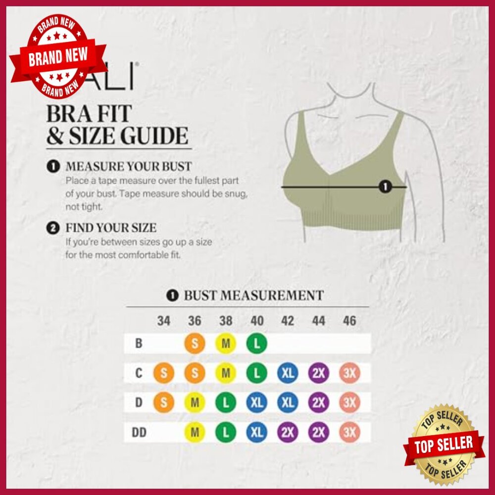 Wireless Full Coverage Bra Seamless Light Support… - image 6